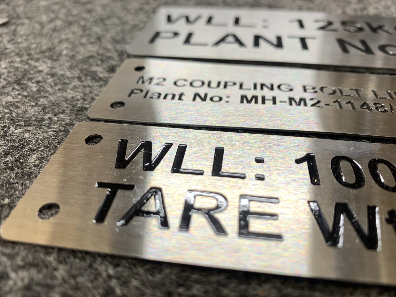 Industrial Use Plates | Compliance Plates Australia